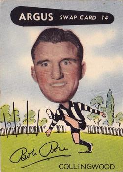 1954 Argus Football Swap Cards #14 Bob Rose Front